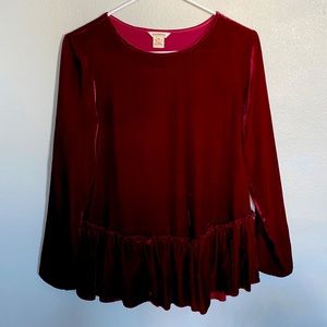 Sundance velvet top. Like new, size XS.